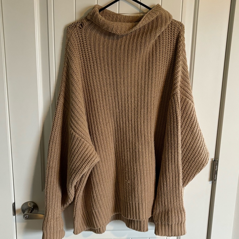 Free People Tan Sweater